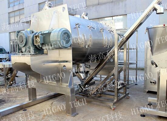 Mezclador de reja de arado 3000L para línea de producción de aditivos alimentarios